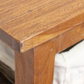 Cassettiera 4 Cassetti 4 Vani con Cesti in Legno