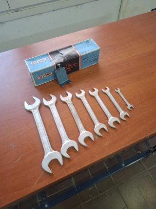 GEDORE JUEGO DE LLAVES FIJAS NUEVAS    (7 PIEZAS)