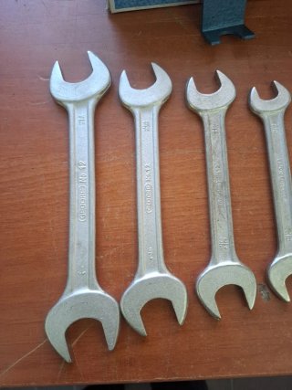 GEDORE JUEGO DE LLAVES FIJAS NUEVAS    (7 PIEZAS)