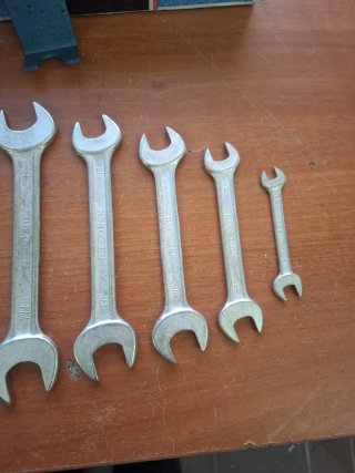 GEDORE JUEGO DE LLAVES FIJAS NUEVAS    (7 PIEZAS)