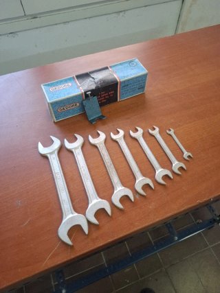 GEDORE JUEGO DE LLAVES FIJAS NUEVAS    (7 PIEZAS)