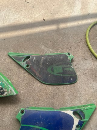 Plásticos Rieju RR Verdes