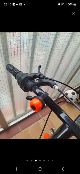 Bicicleta infantil naranja