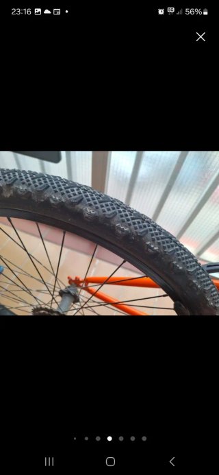 Bicicleta infantil naranja