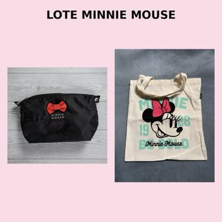 Lote Minnie Mouse: Bolsa Tote y Neceser