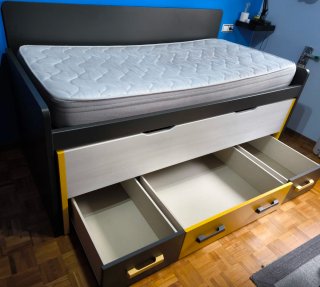 Conjunto Cama Nido Juvenil y Comoda