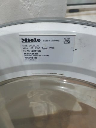 Puerta Lavadora Miele W1 Classic