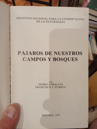Pájaros de nuestros campos y bosques
