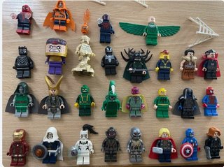 Lote 34 Figuras Lego Marvel Originales