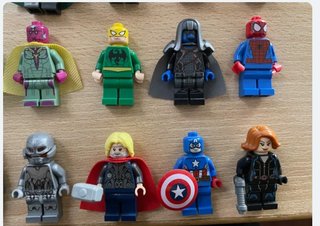 Lote 34 Figuras Lego Marvel Originales