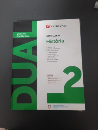 Libro Historia Batxillerat Vicens Vives + Cuaderno