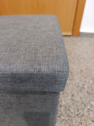 Taburete Plegable Cueva Mascota Gris
