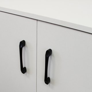 Mobiletto Multiuso 2 Ante Armadietto Bianco Legno