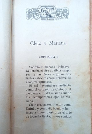 CLETO Y MARIANA, J.M.  FOLCH Y TORRES 1910