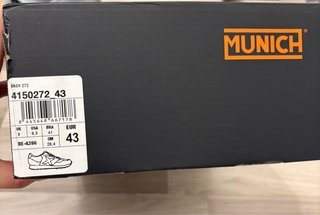Zapatillas Munich Hombre Gris
