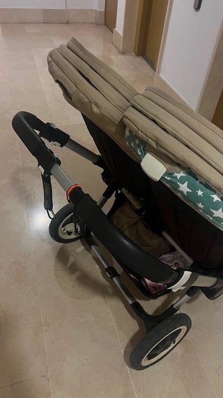 Carrito gemelar Bugaboo + Rockit