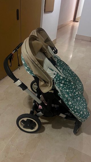 Carrito gemelar Bugaboo + Rockit