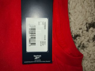 Camiseta Reebok Talla L Roja