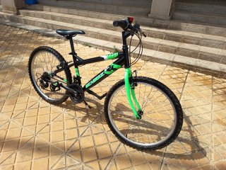 Bicicleta juvenil 24 pulgadas suspensión y cambios