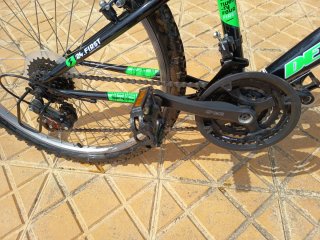 Bicicleta juvenil 24 pulgadas suspensión y cambios