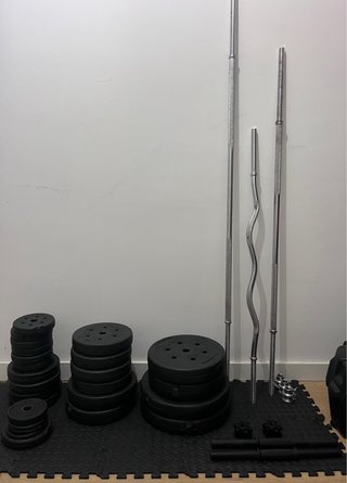 Set de pesas y barras