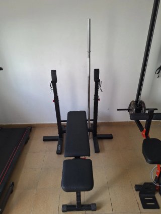 Conjunto Gimnasio: Máquinas de Pesas y correr