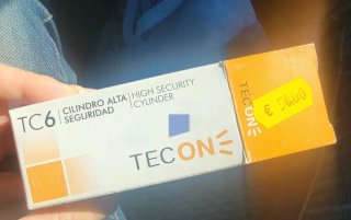 Cilindro seguridad Tecon TC6