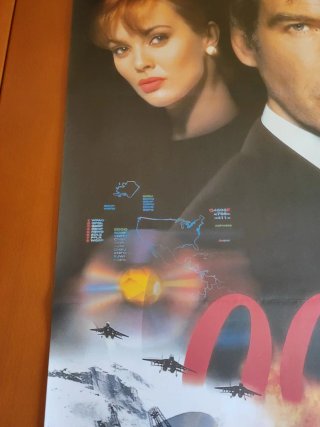 Póster Cine James Bond Goldeneye Original