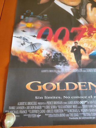 Póster Cine James Bond Goldeneye Original
