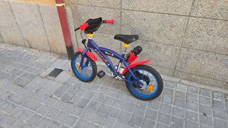 Bicicleta Infantil Dragon Ball 14 Azul