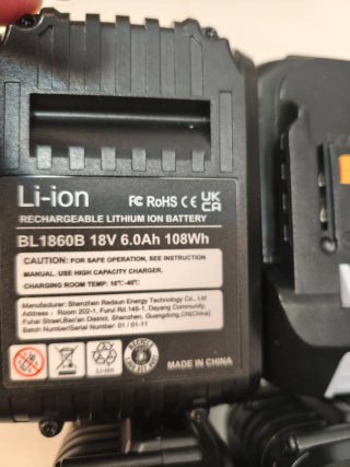 4 Baterías Comp. Makita 18V 6Ah BL1860B