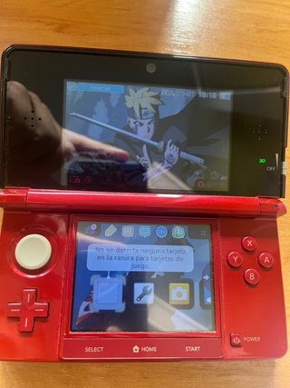 Nintendo 3DS Flame Red + Accesorios