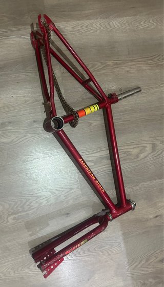 Cuadro BMX 20 American Rider Rojo