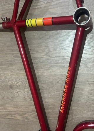Cuadro BMX 20 American Rider Rojo