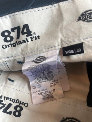 Pantalones Dickies 874 Azul Marino