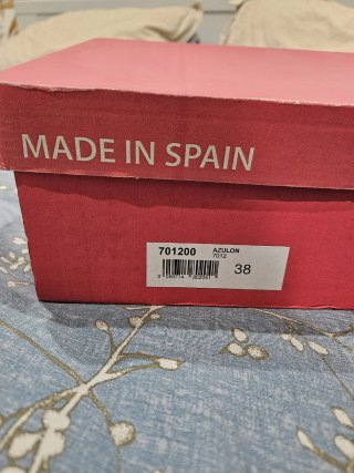 Sandalias cuña azul Talla 38