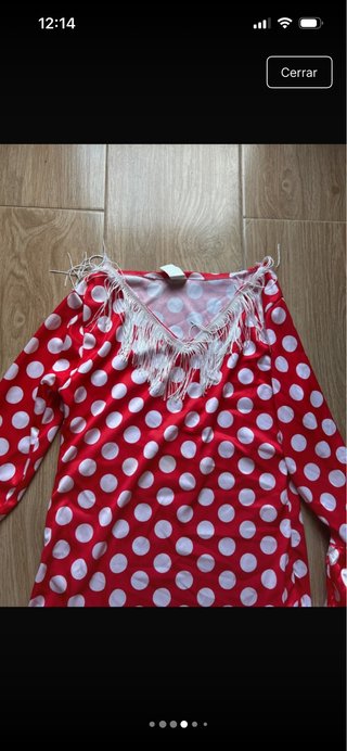 Vestido Flamenca Lunares Rojo
