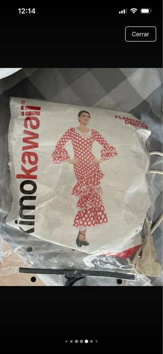 Vestido Flamenca Lunares Rojo