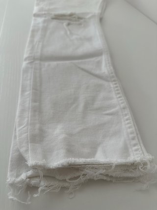 Pantalón vaquero Bershka blanco roto