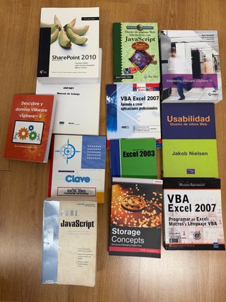 Conjunto de libros de tecnología