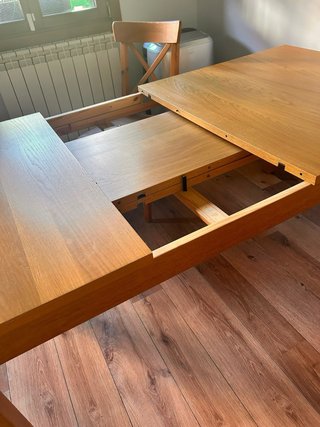 Mesa comedor extensible + 7 sillas