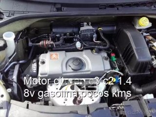 Motor citroen c3 c2 1.4 8v gasolina pocos  r_05851