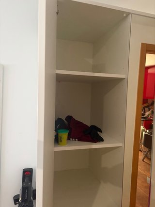 Armario Blanco 2 Puertas, solo un año de uso,