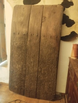 Trilla antigua madera 1,93x1 m