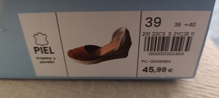 Cuñas Comfeet Verano Beige Talla 39
