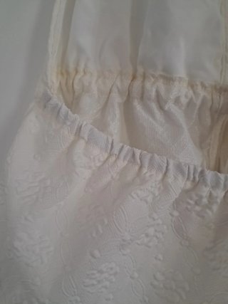 Blusa blanca top ajustable talla M