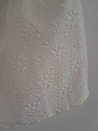 Blusa blanca top ajustable talla M