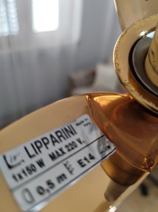 Lampada vintage Lipparini Circe Alo oro