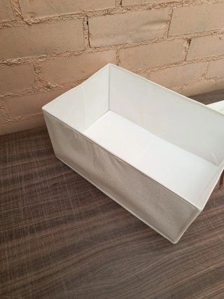 Pack 3 Cajas Organizadoras Tela Beige