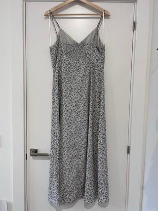 Vestido lencero estampado de flores